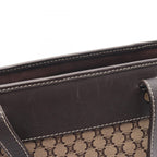 Celine Handbag Macadam Beige Canvas Leather — view 6