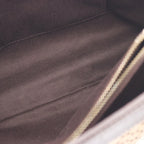 Celine Handbag Macadam Beige Canvas Leather — view 5