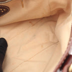 Celine Handbag Macadam Red Canvas Leather — view 5