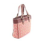 Celine Handbag Macadam Red Canvas Leather — view 2