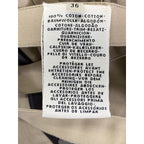 Hermes Leather Cotton Contrast Belt Sleeveless 36 — view 4
