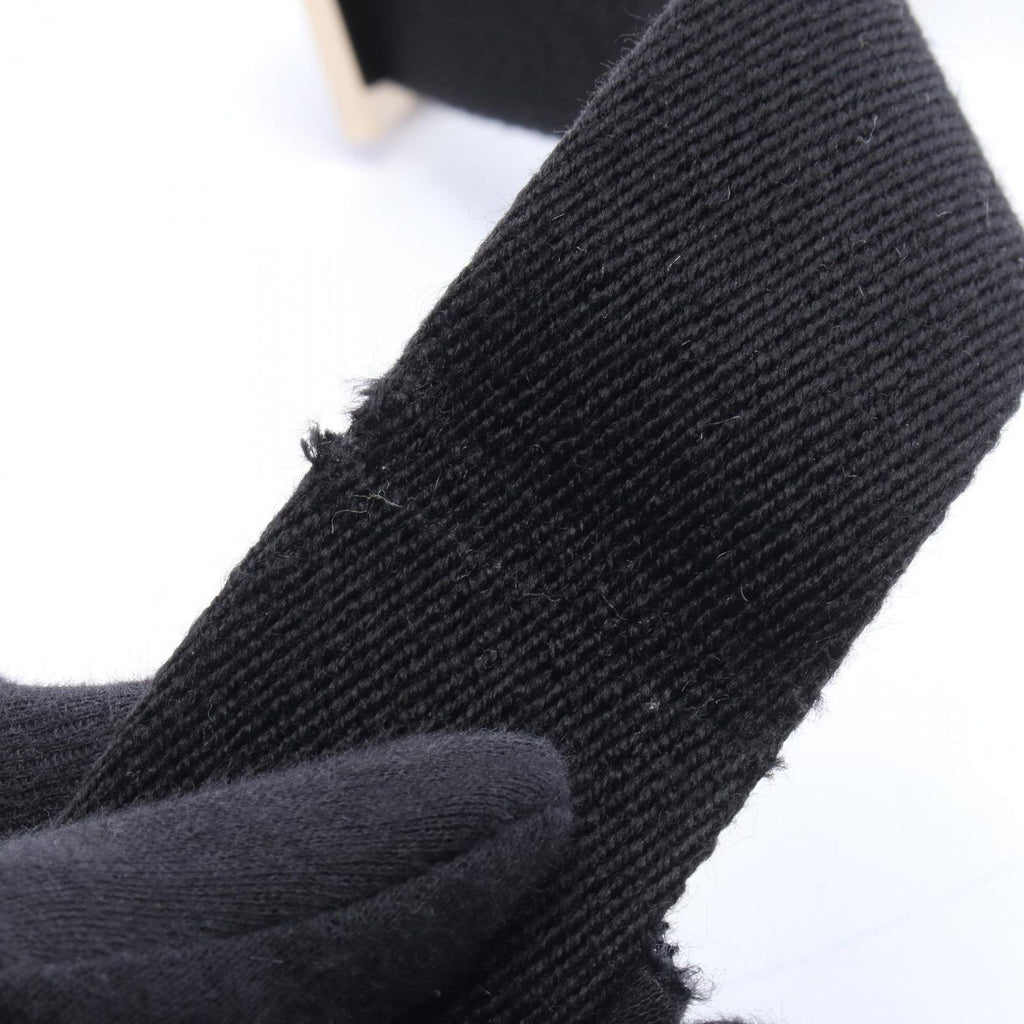 Fendi Shoulder Bag Zucchino Black Canvas Leather Zucchini — view 6