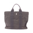 Hermes Tote Her Line PM Gray Canvas Her PM
