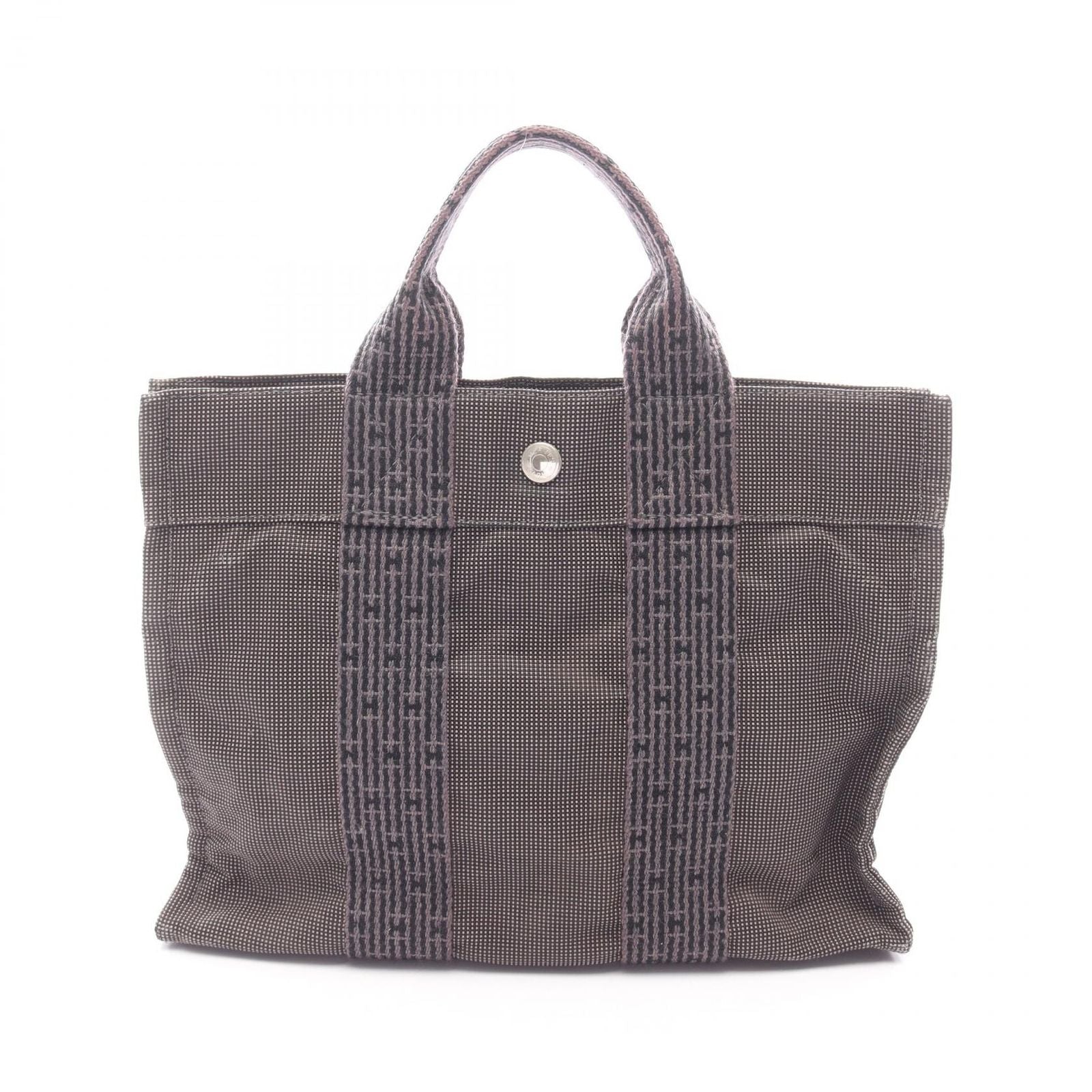 Hermes Tote Her Line PM Gray Canvas Her PM