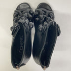 Chanel Leather Camellia Boot — view 5