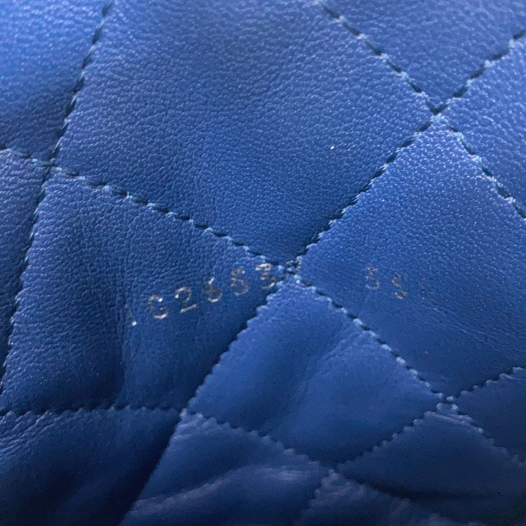 Chanel CC Logo Quilted Nylon Leather Boots — view 9