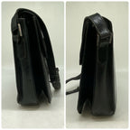 Saint Laurent Yves Shoulder Bag YSL Leather Black — view 4
