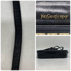 Saint Laurent Yves Shoulder Bag YSL Leather Black — view 8