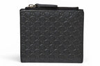 Gucci Mini Wallet Folded Micro Guccissima Black