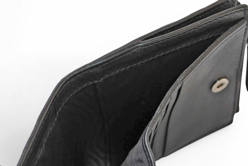 Gucci Mini Wallet Folded Micro Guccissima Black — view 7