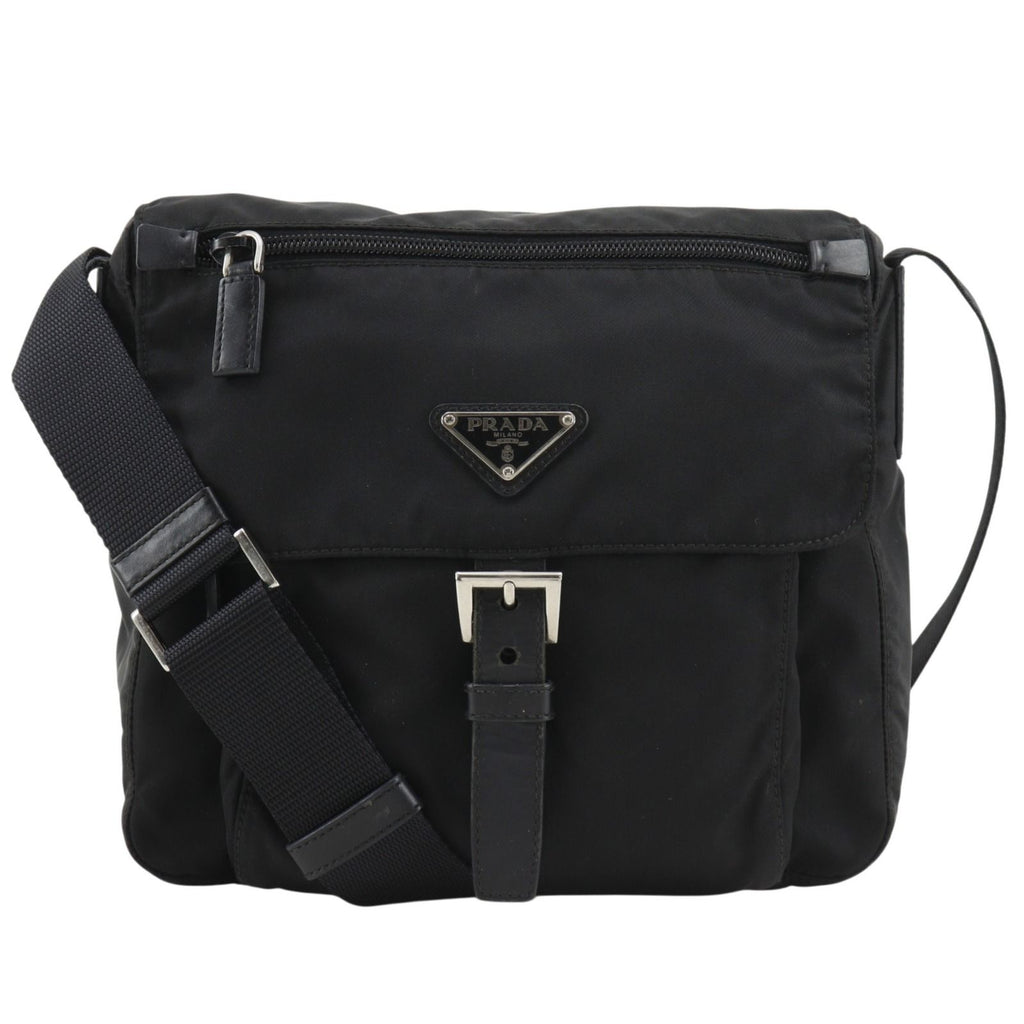 Prada Nylon Black LadyShoulder Shoulder Bag