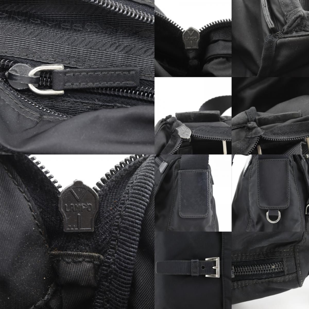 Prada Nylon Black LadyShoulder Shoulder Bag — view 8