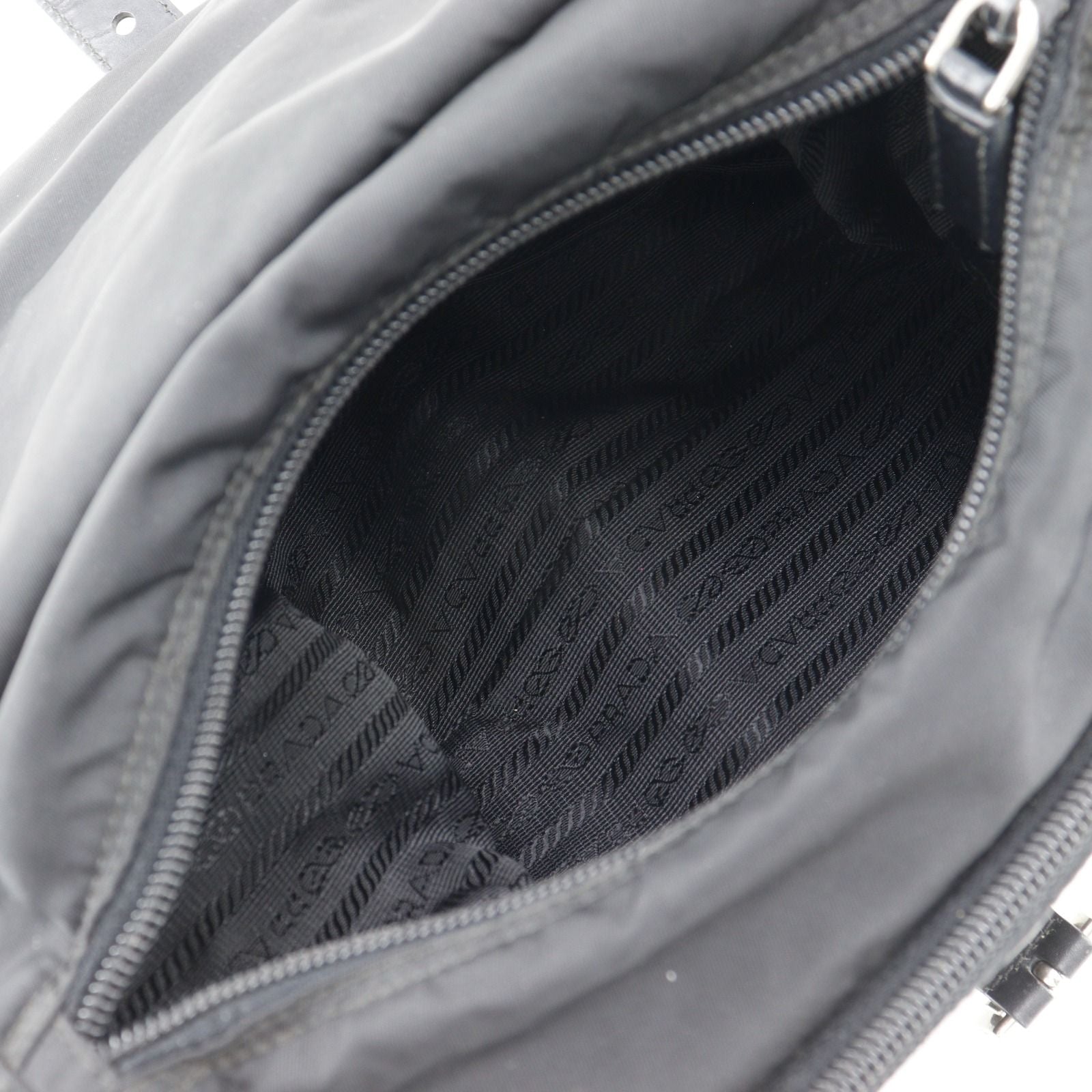 Prada Nylon Black LadyShoulder Shoulder Bag — view 6