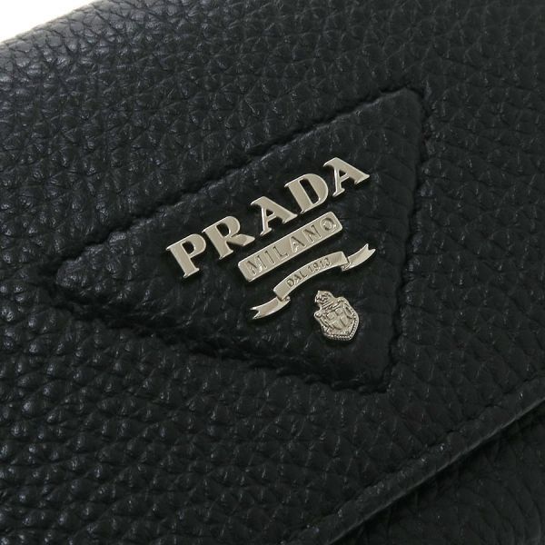 Prada Vitello Daino Leather Mini Wallet — view 7
