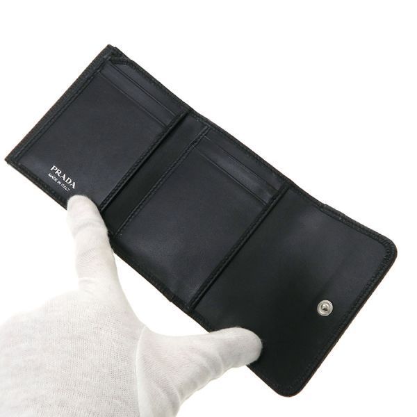 Prada Vitello Daino Leather Mini Wallet — view 3