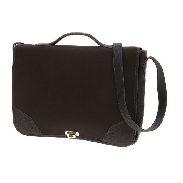 Hermes Victoria Messenger Bags Brown