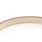 Hermes Bracelet Gourmet Esketre Triple Tour Stainless Steel Leather — view 4