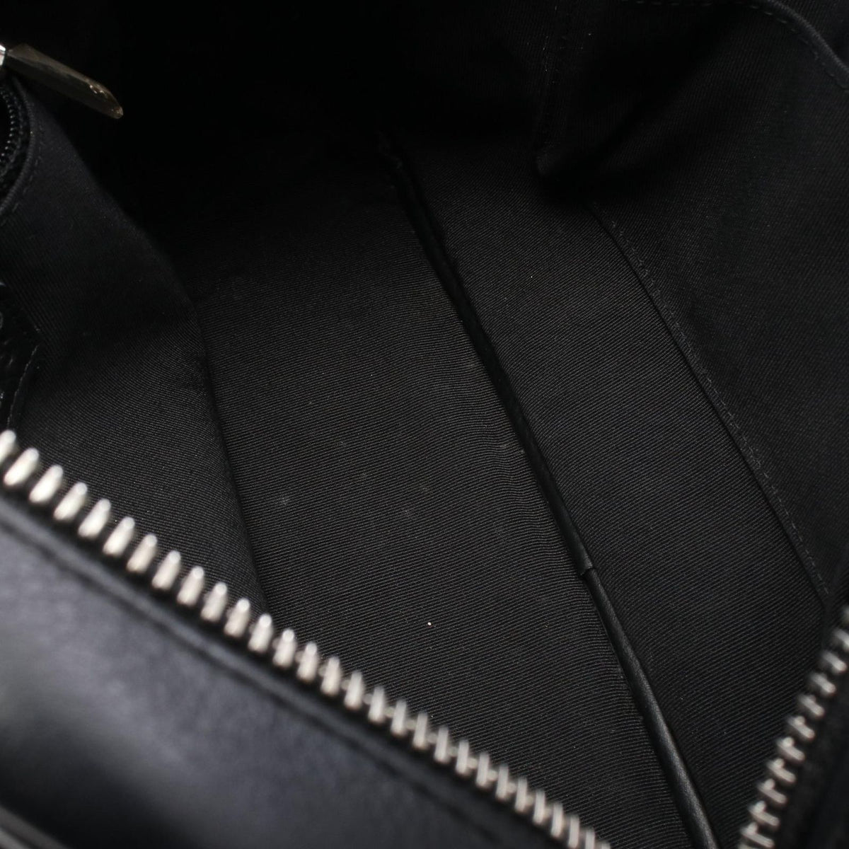 Chanel Shoulder Bag Blanc Stitch Tassel Black Lambskin Quilted Fringe Chain — view 6