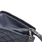 Chanel Handbag CC Bucket Quilted 2-Way Navy Caviar Leather Bag — view 6