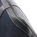 Hermes Tote Garden Party PM Black Leather Canvas — view 6