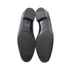 Hermes Loafers Moccasins Paris Black White Leather — view 4