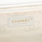 Chanel Handbag Wild Stitch Top Handle White Leather Bag — view 4