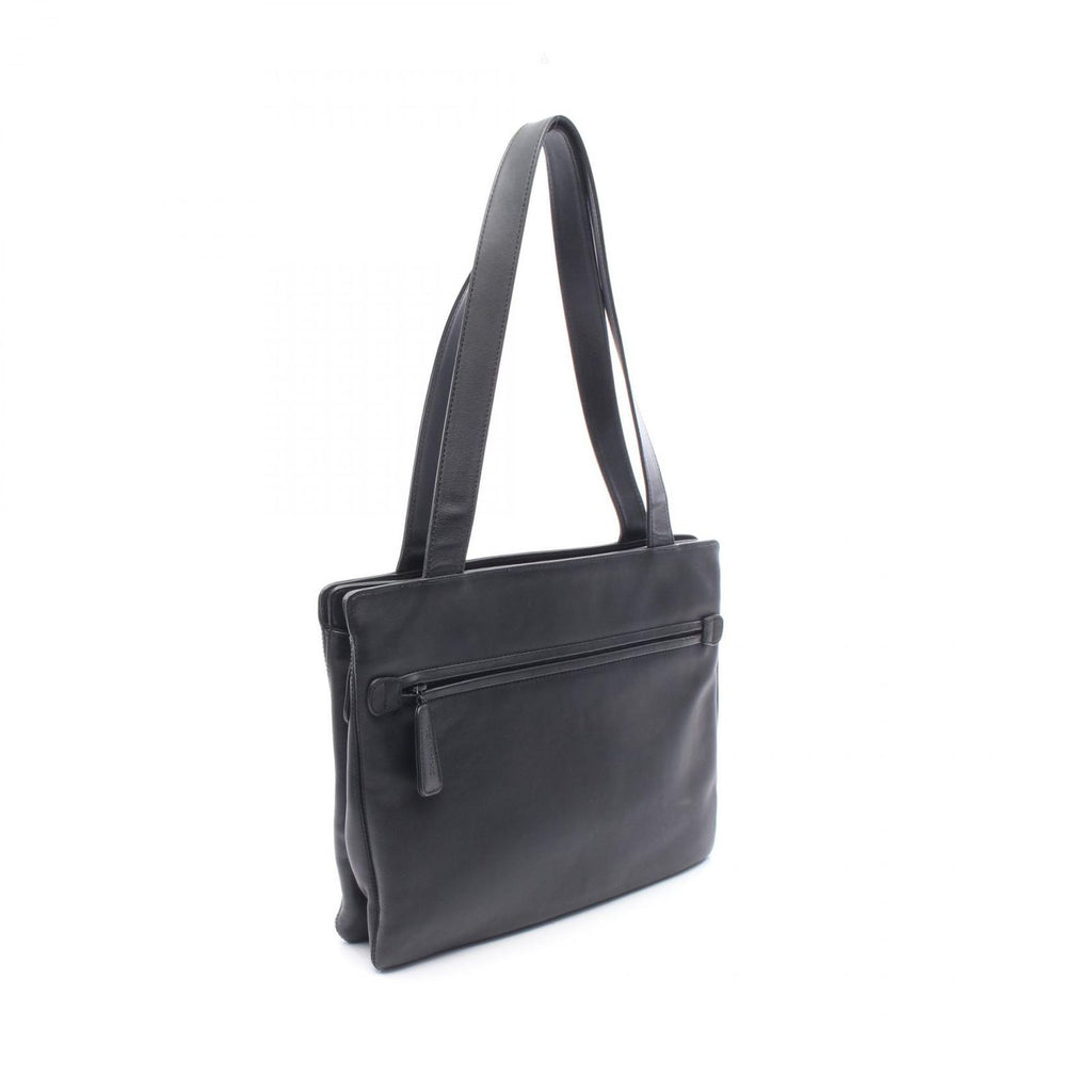 Chanel Tote CC Logo Black Lambskin — view 2