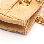 Chanel Tote Quilted Beige Caviar Leather — view 9
