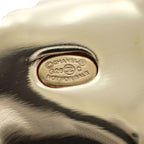 Chanel CC Logo Horse & Jockey Motif Brooch Metal Gold White — view 8