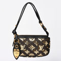 Louis Vuitton Mini Pochette Accessoires Pouch Monogram Eclipse Sequins