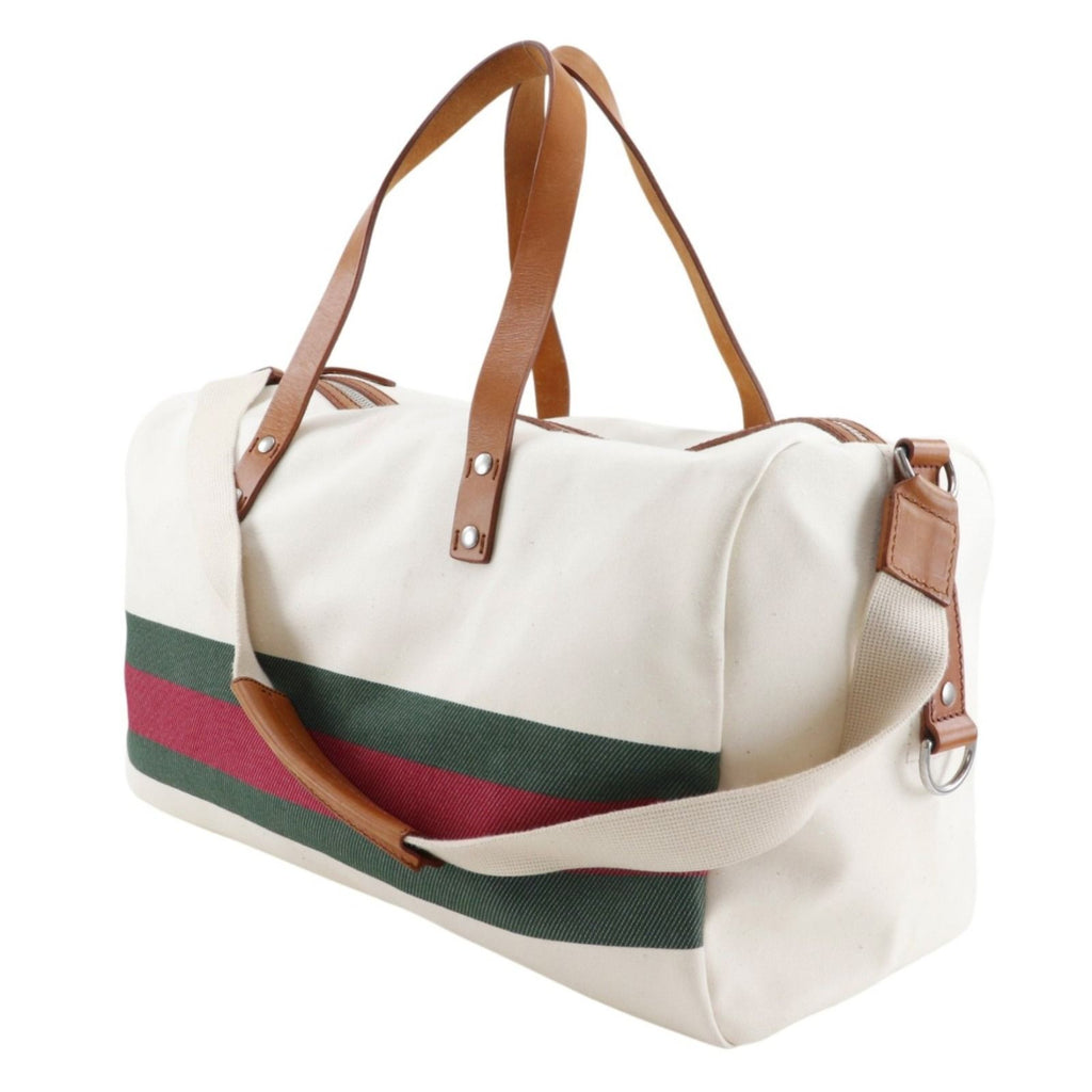 Gucci line 2-Way Shoulder Canvas Owhite Travel Bag — view 2
