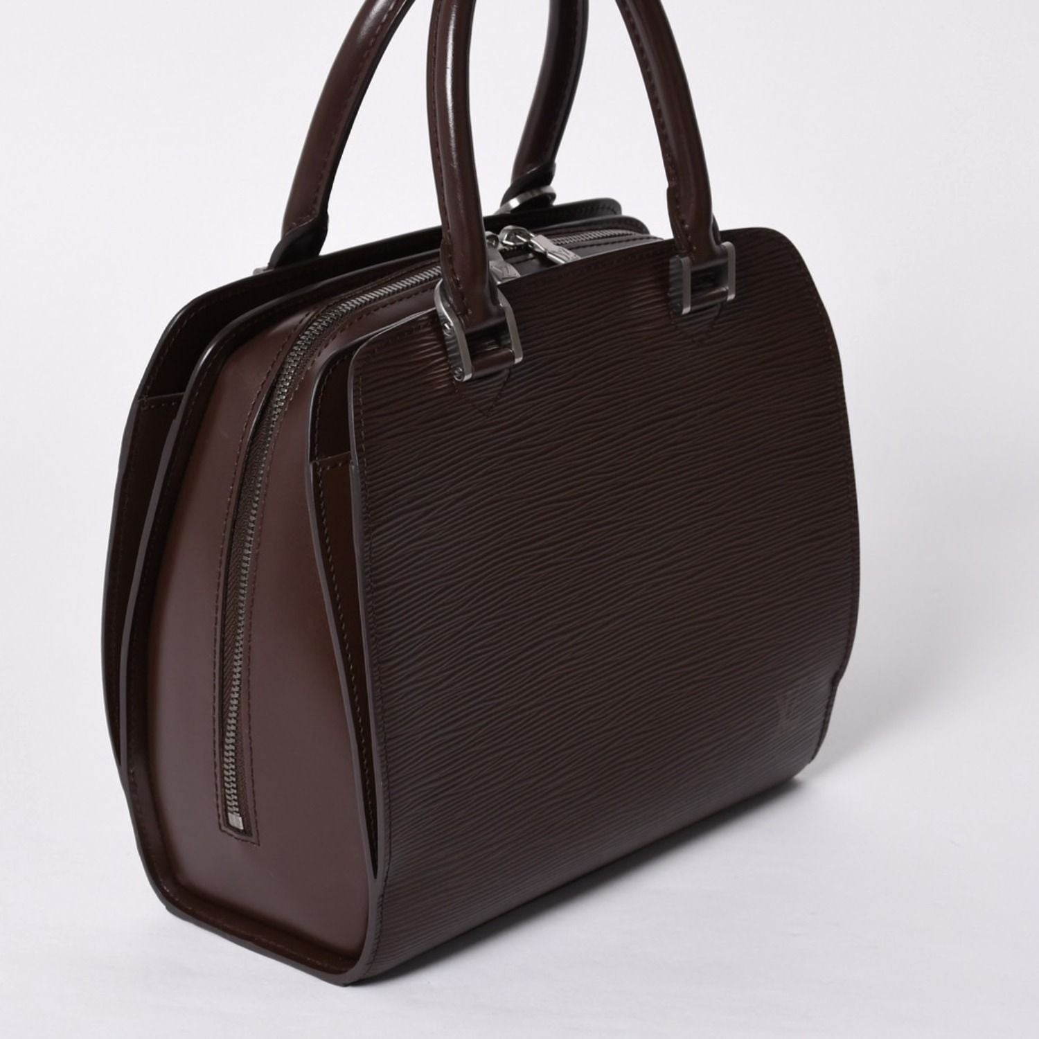 Louis Vuitton Epi Pont Neuf Handbag Mocha Silver — view 3