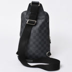 Louis Vuitton Avenue Sling Bag Damier Graphite Canvas Silver — view 2