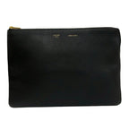 Celine Clutch Ninelapouch Black Leather