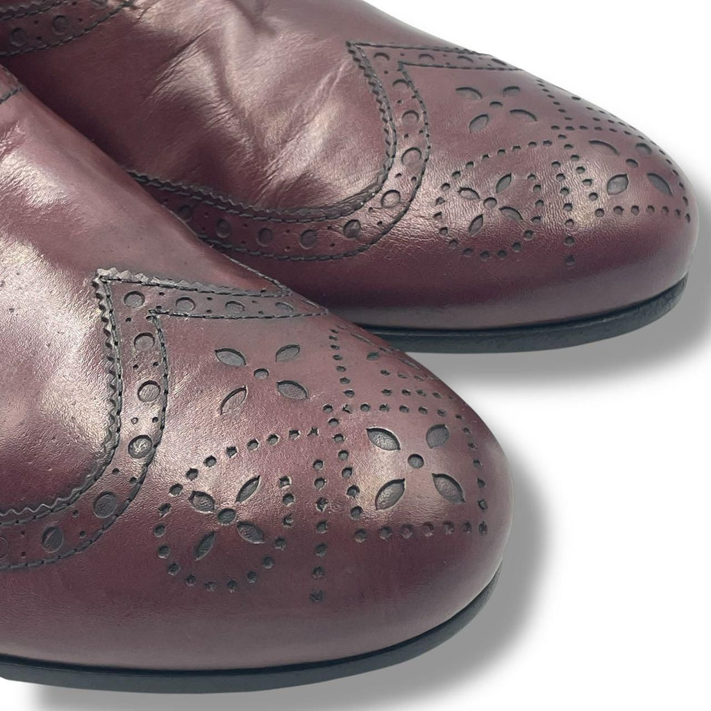 Louis Vuitton Leather Shoes Red — view 4