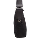 Prada Re-Nylon Shoulder Bag Nylon Leather Black Nero Silver Pouch — view 4