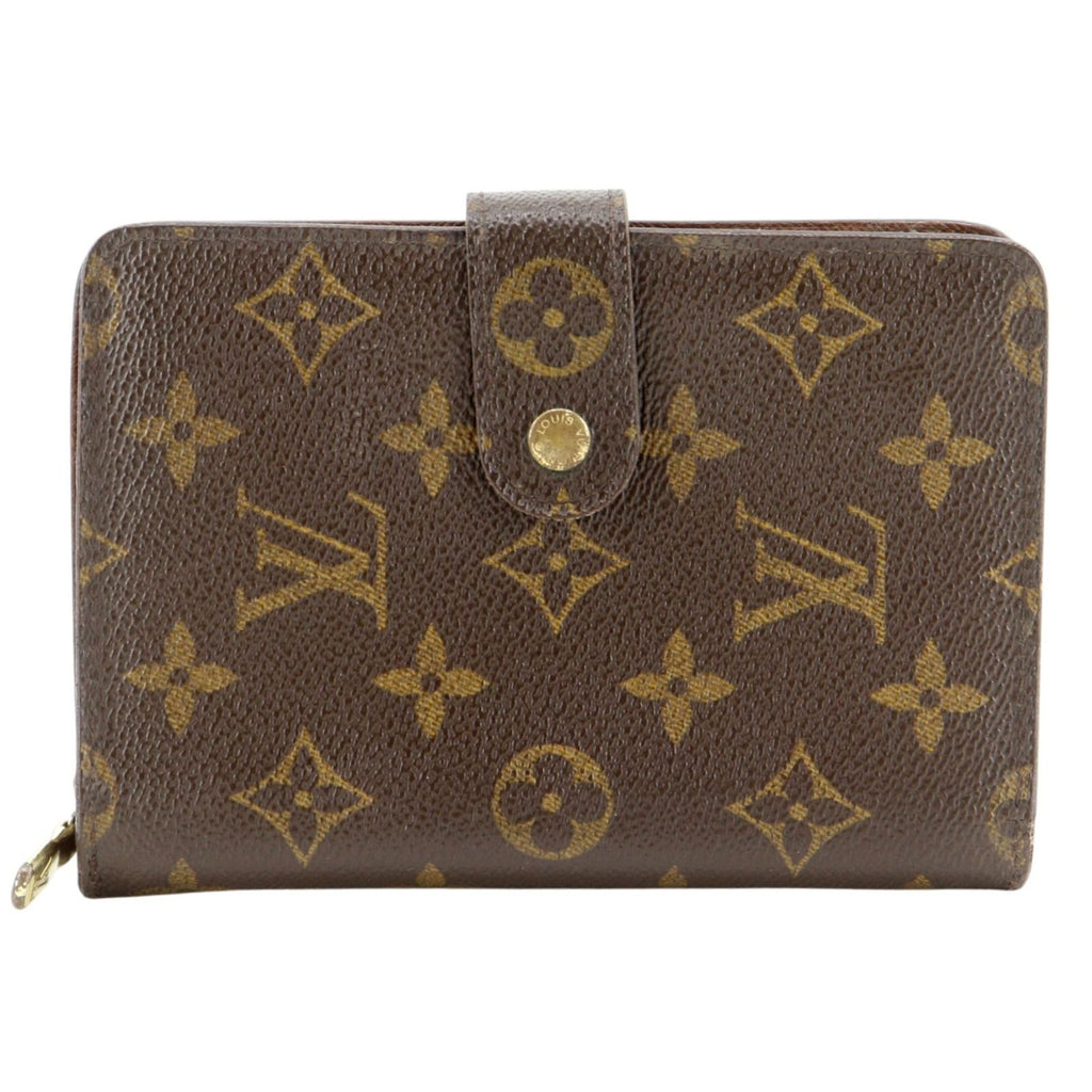 Louis Vuitton Zip Monogram Canvas Brown LadyWallet Wallet