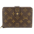 Louis Vuitton Zip Monogram Canvas Brown LadyWallet Wallet