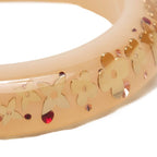Louis Vuitton Bracelet Jonc Bangle Beige Resin — view 4