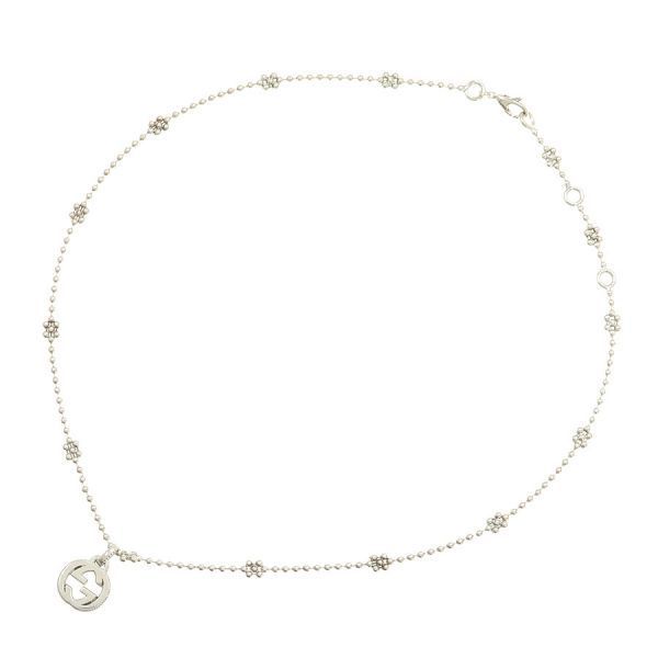 Gucci Interlocking Necklace Silver