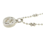Gucci Interlocking Necklace Silver — view 3