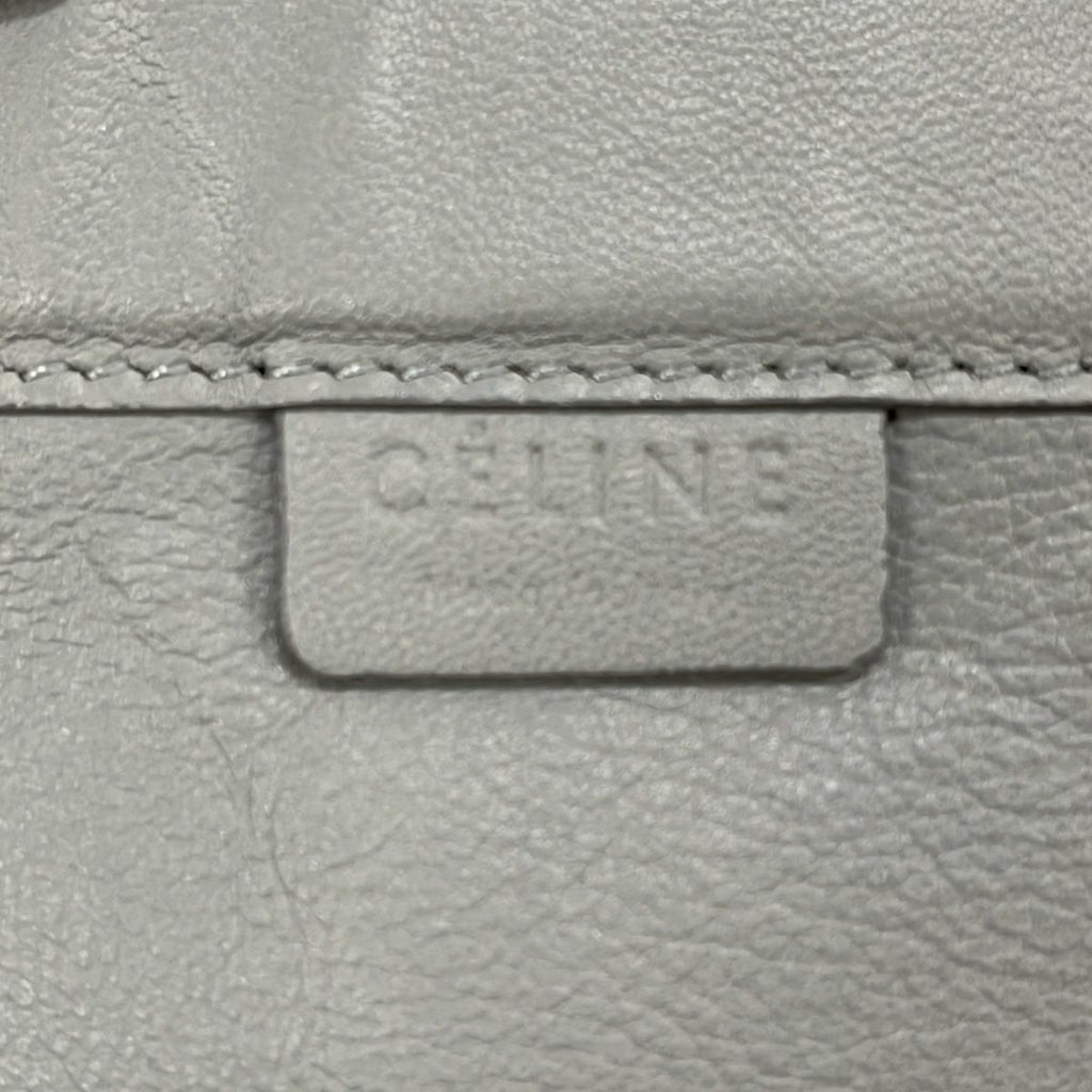 Celine Tote Gray Leather — view 8