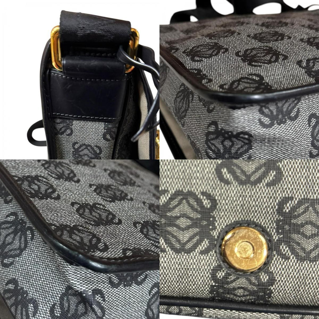 Loewe Anagram Shoulder Bag Gray — view 9