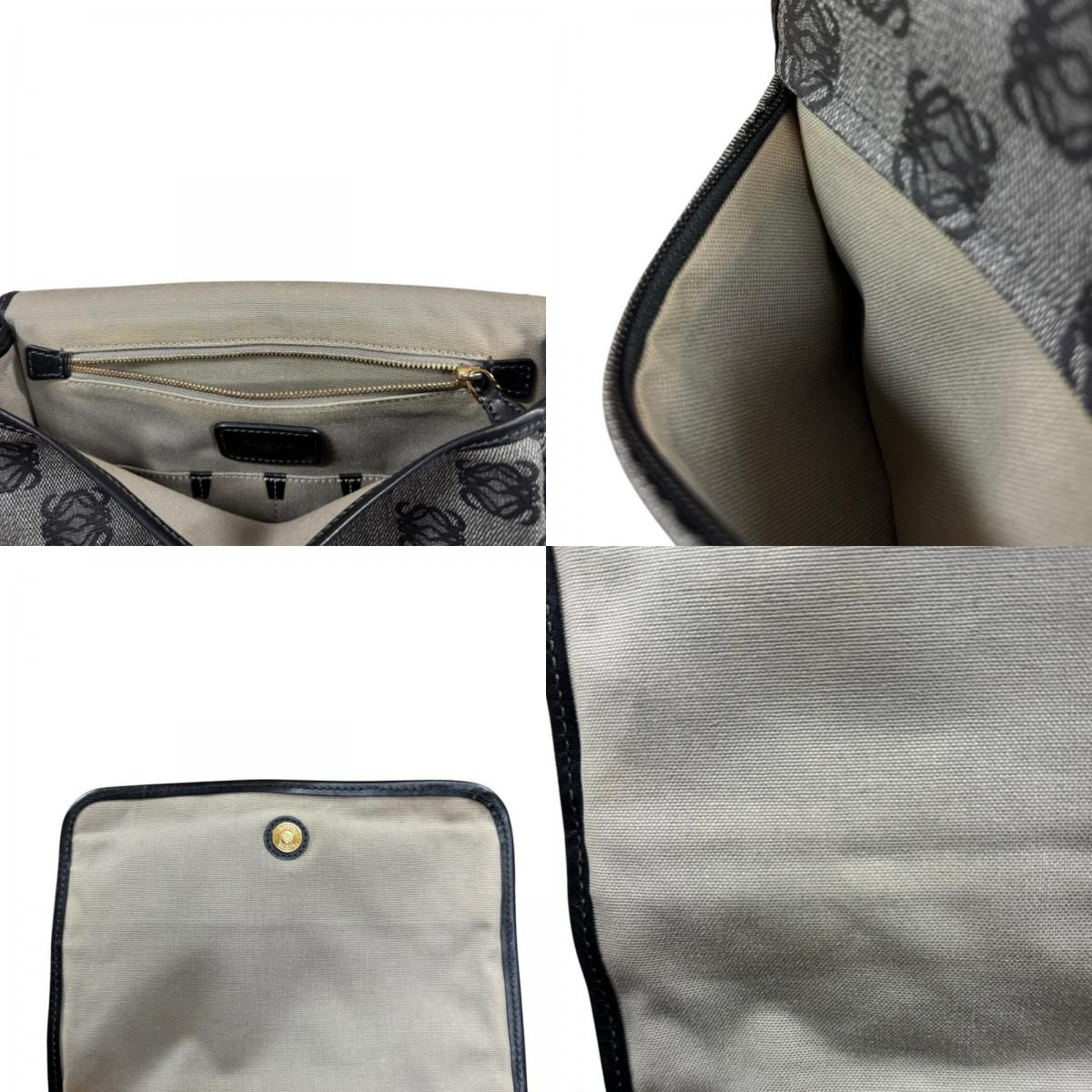 Loewe Anagram Shoulder Bag Gray — view 8