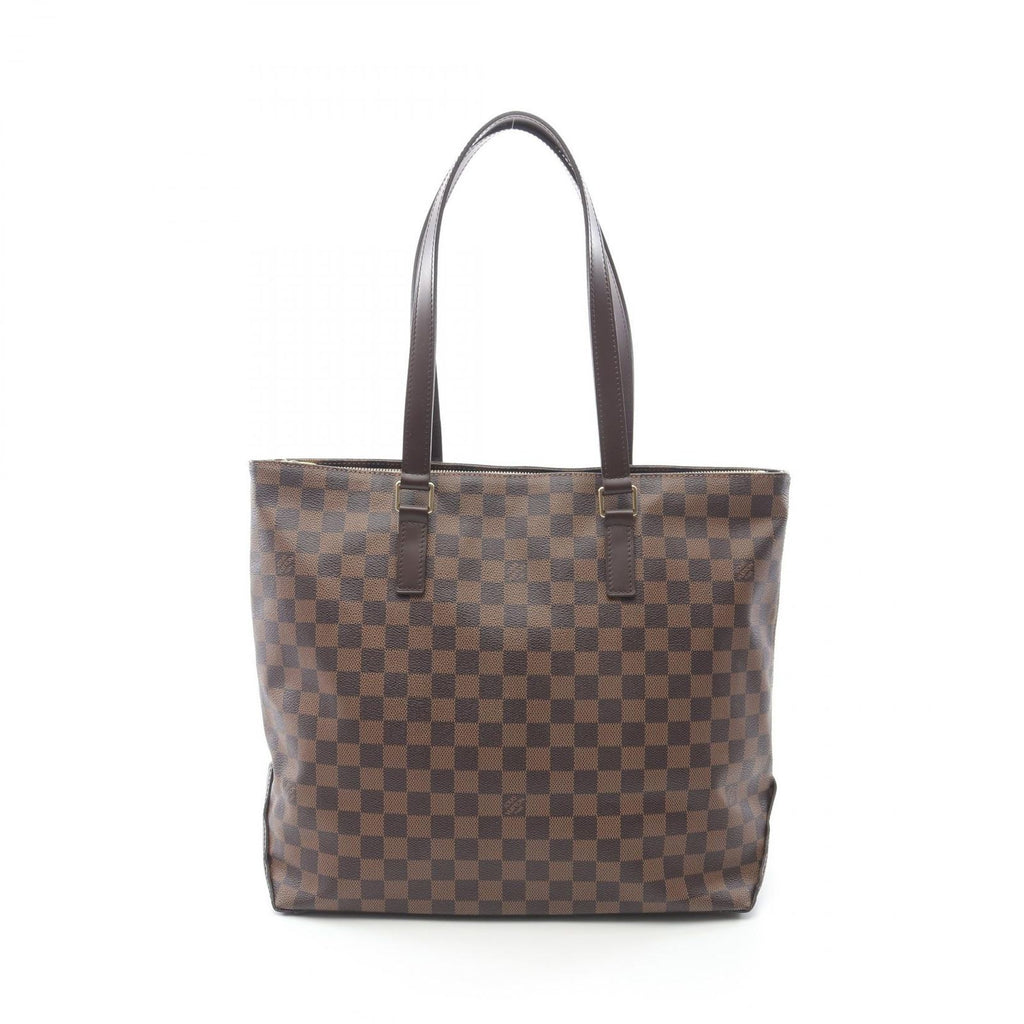 Louis Vuitton Tote Cabas Mezzo Canvas Leather