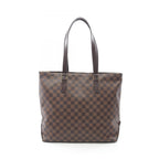 Louis Vuitton Tote Cabas Mezzo Canvas Leather