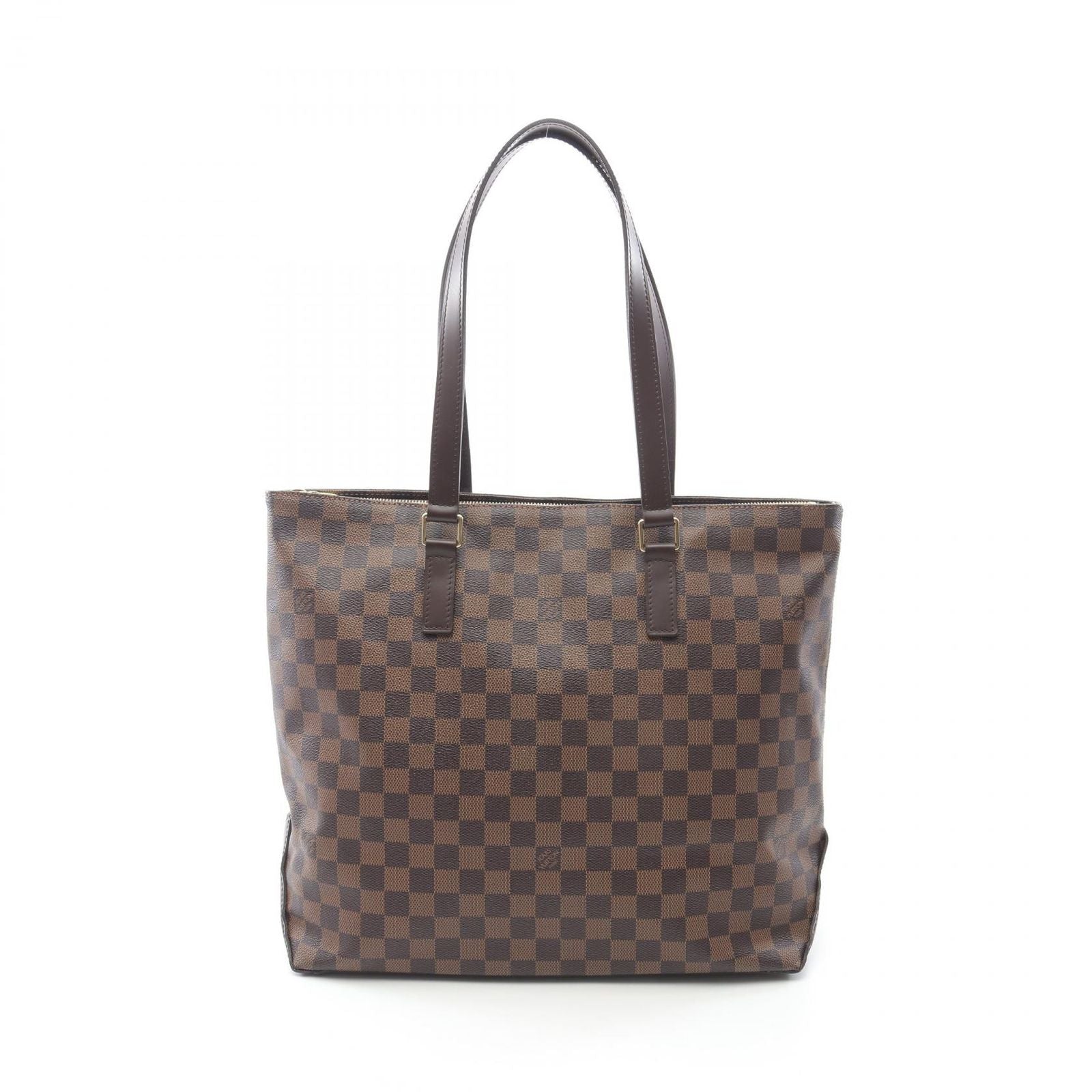 Louis Vuitton Tote Cabas Mezzo Canvas Leather
