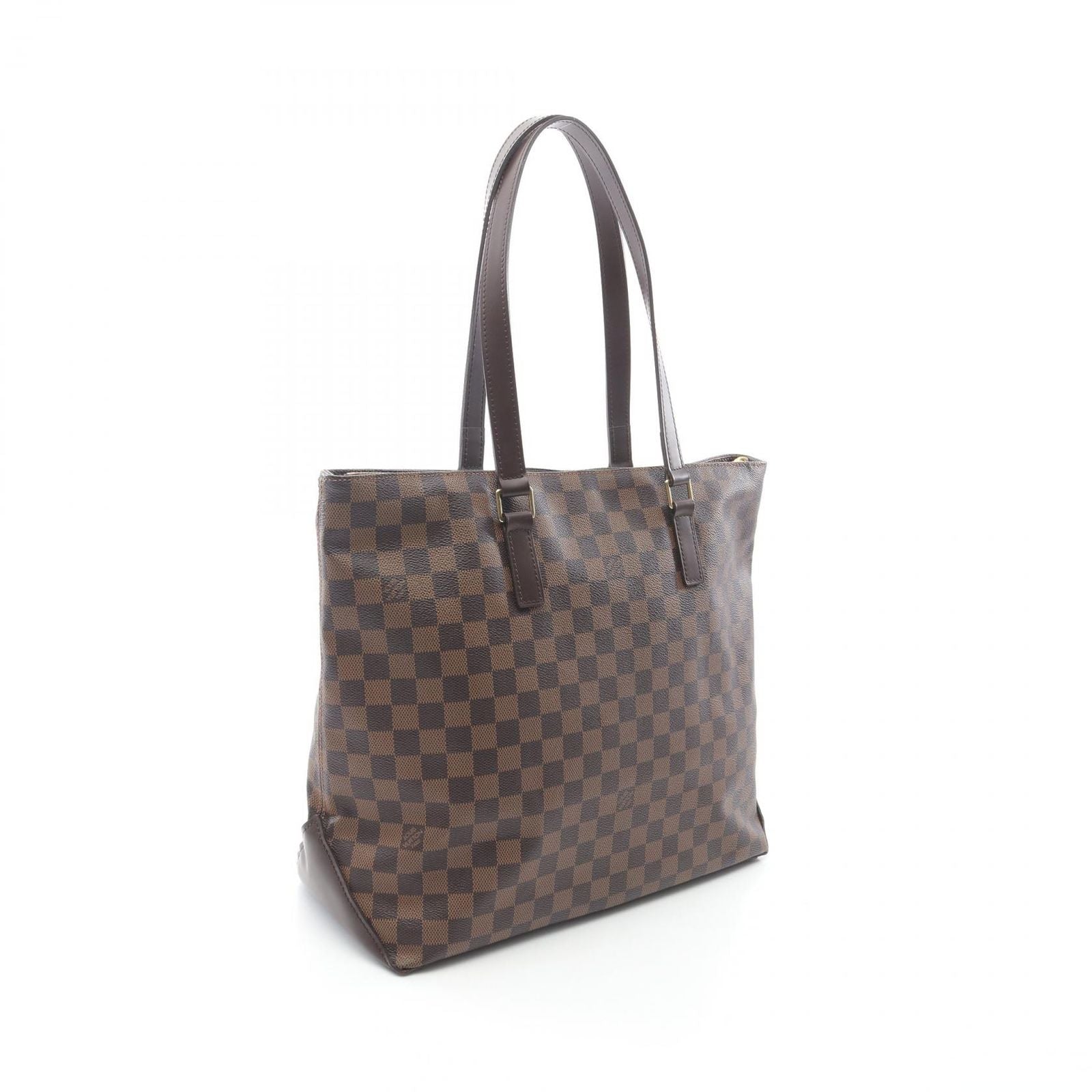Louis Vuitton Tote Cabas Mezzo Canvas Leather — view 2