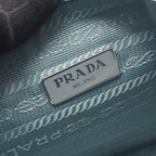 Prada Shoulder Bag Edition Light Blue Nylon Saffiano Leather — view 4