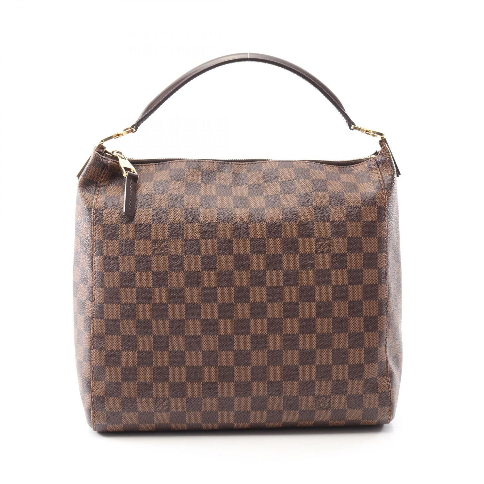 Louis Vuitton Shoulder Bag Portobello PM Canvas Leather